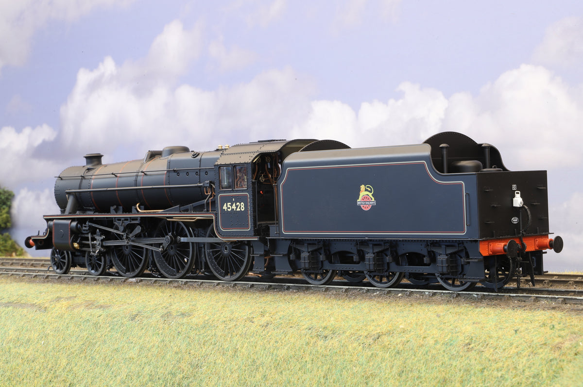 Finescale O Gauge Ellis Clark Trains Black 5 No. 45428, BR Lined Black (Early Emblem) DCC Sound, Limited Edition