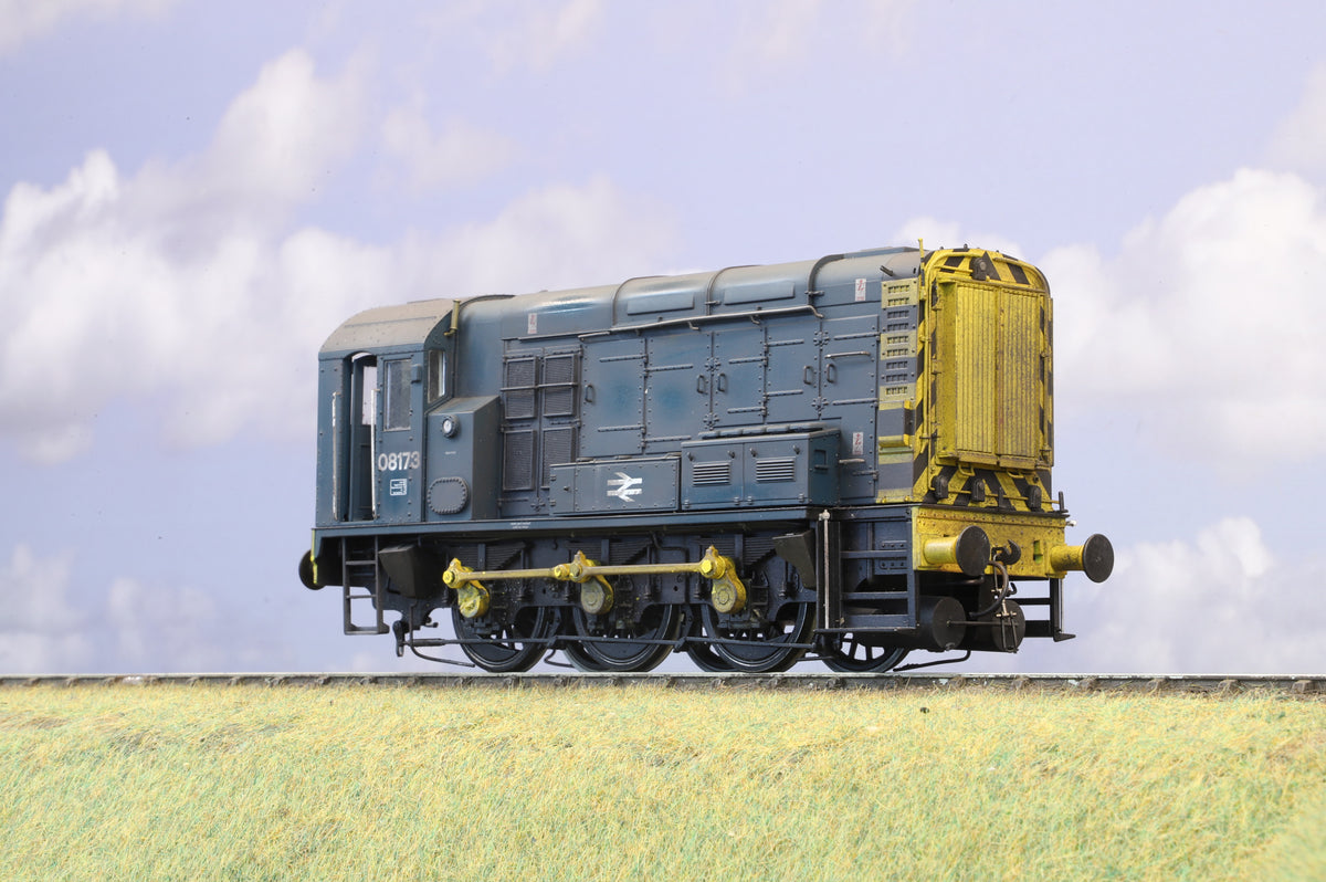 Dapol Finescale O Gauge Class 08 Shunter No.08173, BR Blue Weathered