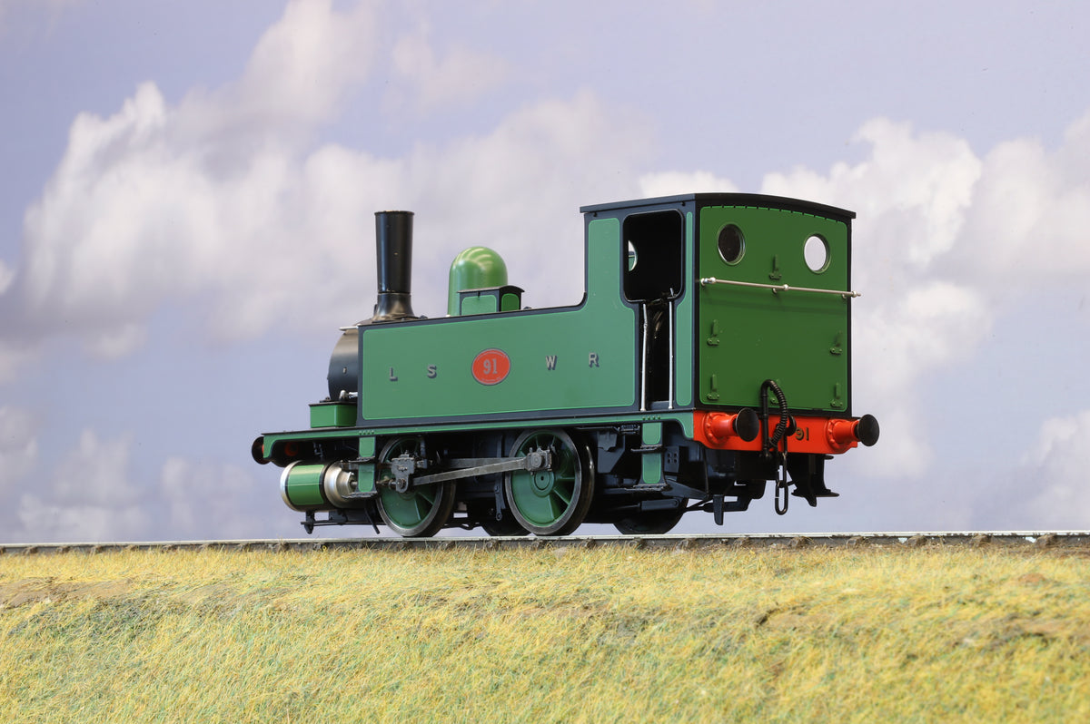 Workshop Dapol Finescale O Gauge (7S-018-006) Class B4 0-4-0T LSWR Lined Green No. 91