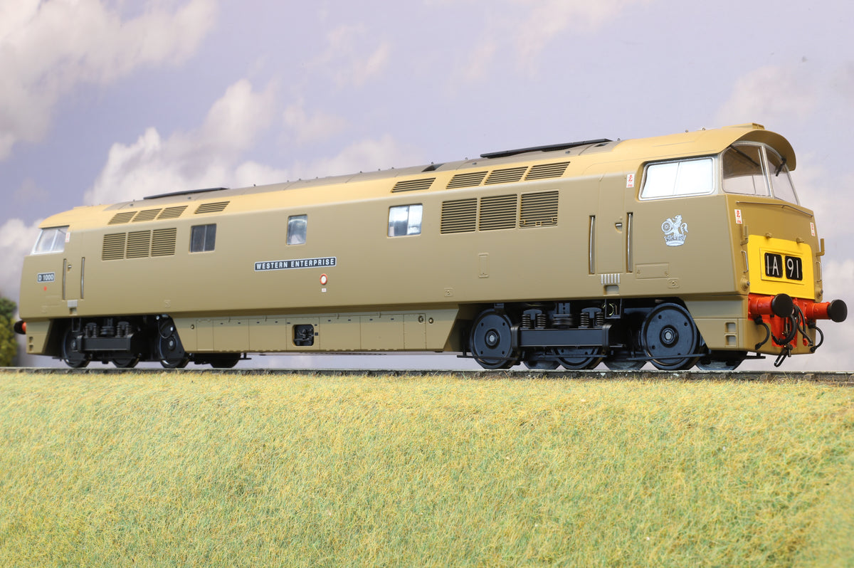 Heljan Finescale O Gauge Class 52 'Western' No. D1000 'Western Enterprise', BR Desert Sand (SYP)