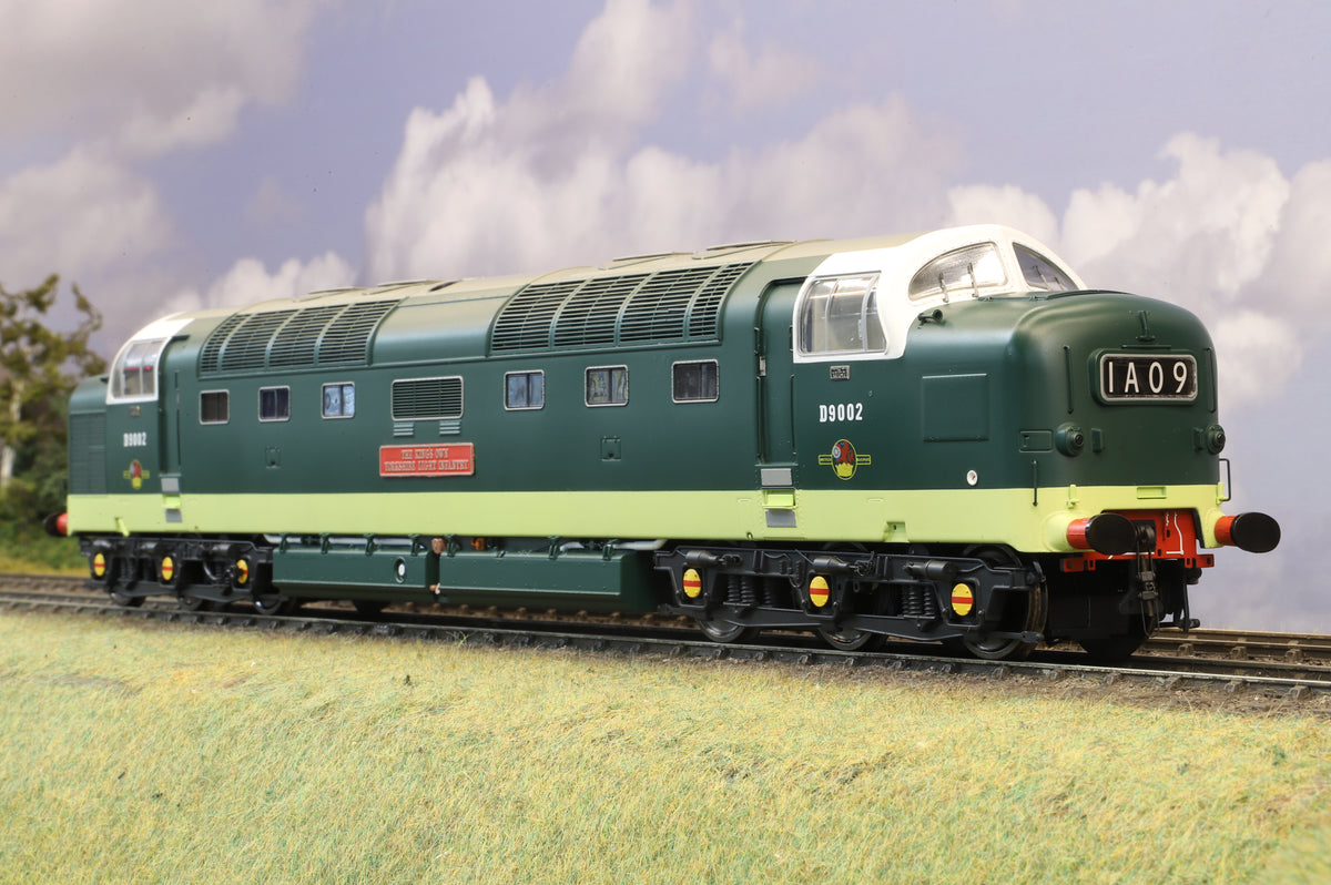 Heljan Finescale O Gauge Class 55 Deltic No. D9002 BR Green, DCC Sound (Tower Exclusive)