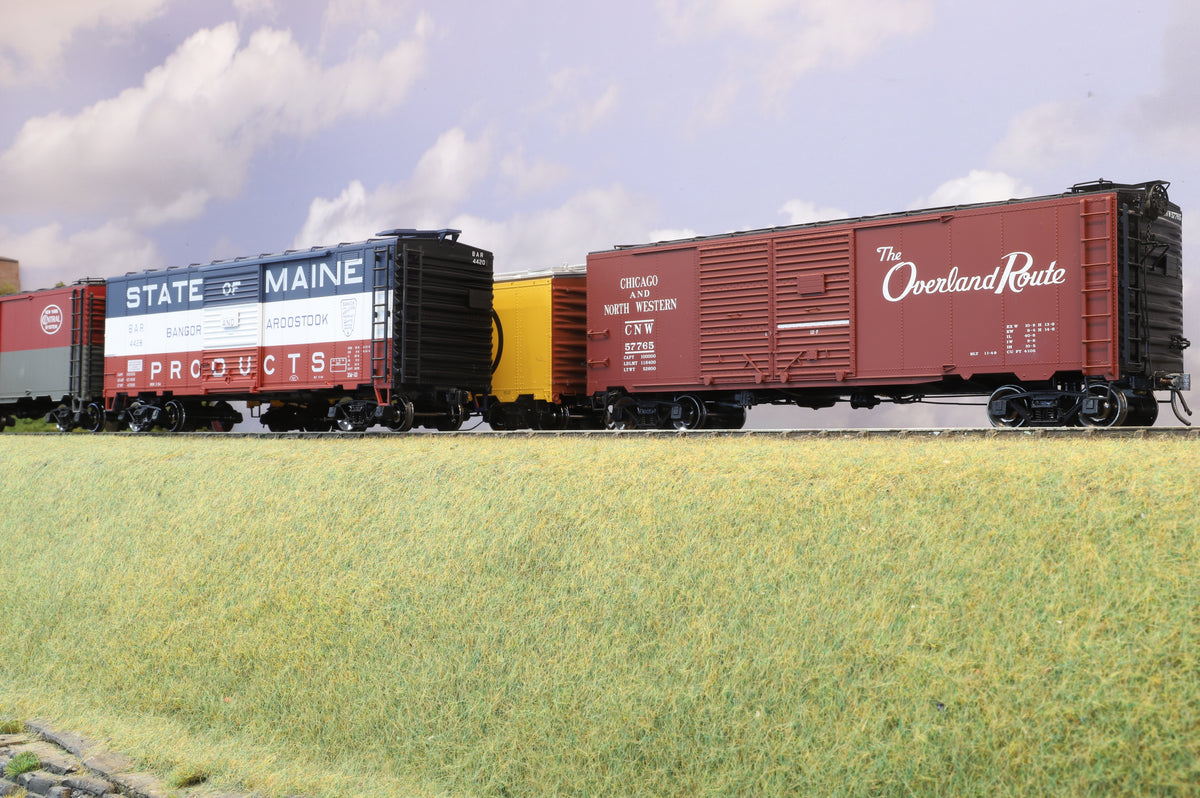 Atlas American O Gauge Rake of Four Box Cars
