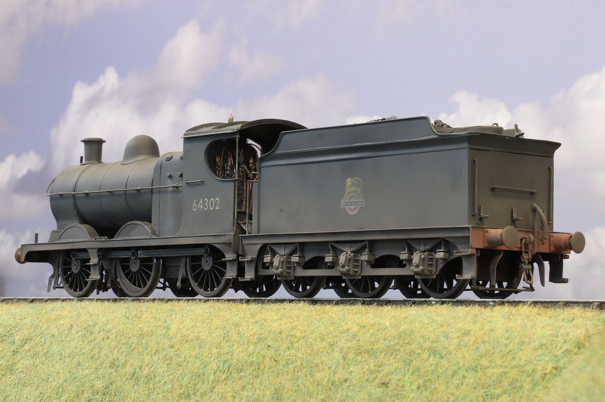 Finescale O Gauge (Kit-Built) ex-GCR 9J/J11 No. 64302, BR Black Early Emblem, DCC Sound