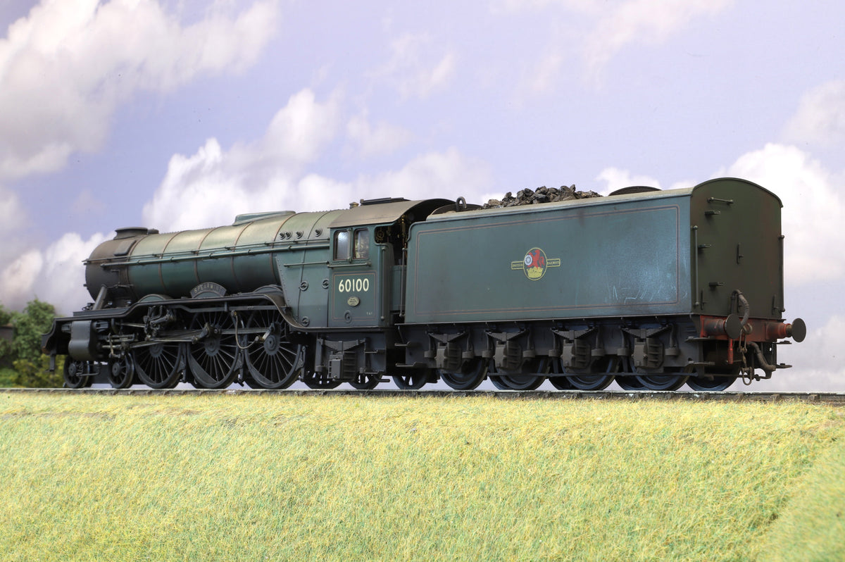 DJH (No.1 Shop) Finescale O Gauge Class A3 No. 60100 'Spearmint' BR Green Late Crest, Weathered