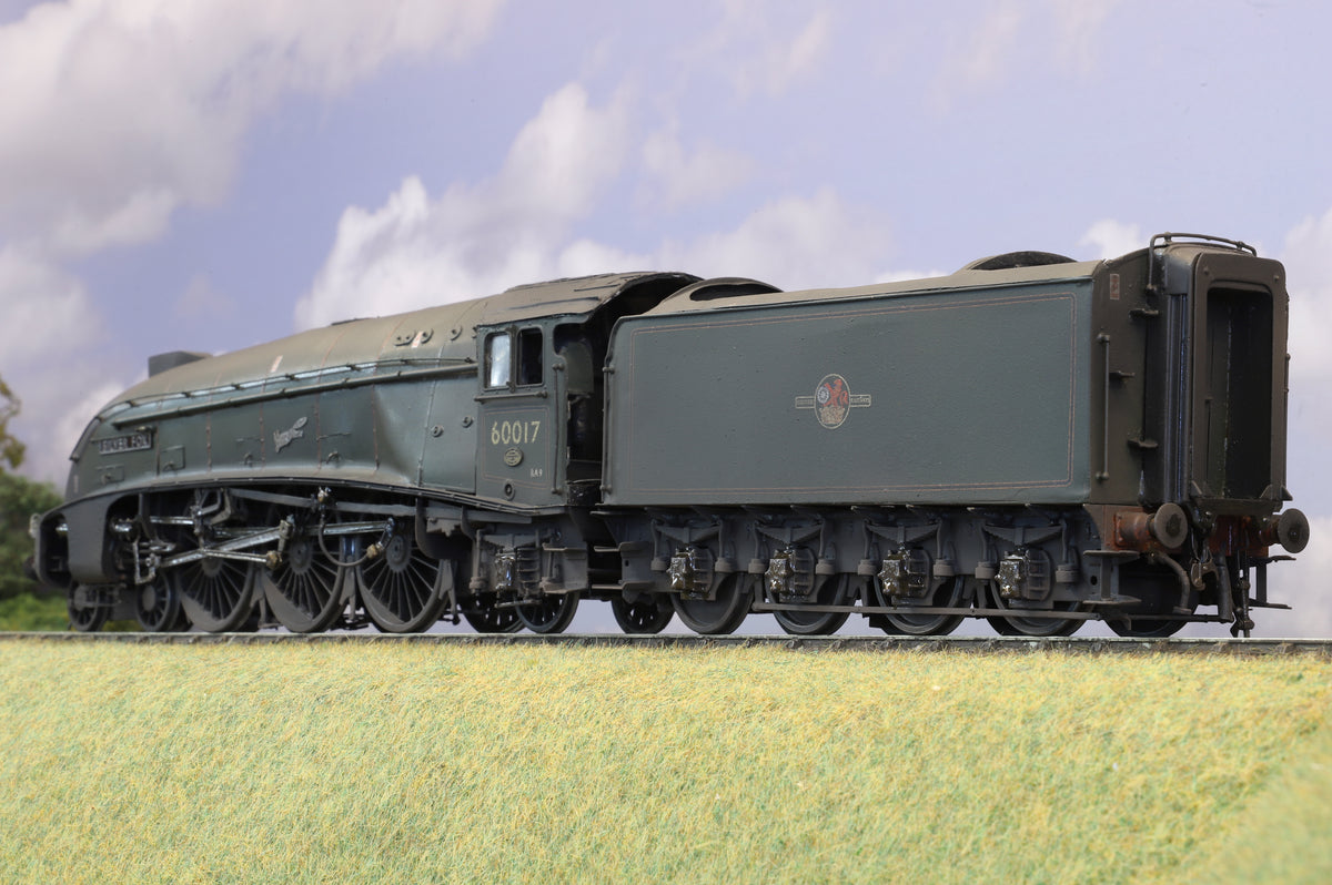 Martin Finney (Kit-Built) Finescale O Gauge ex-LNER Class A4 No. 60017 'Silver Fox', BR Green Late Crest, Pro-Weathered