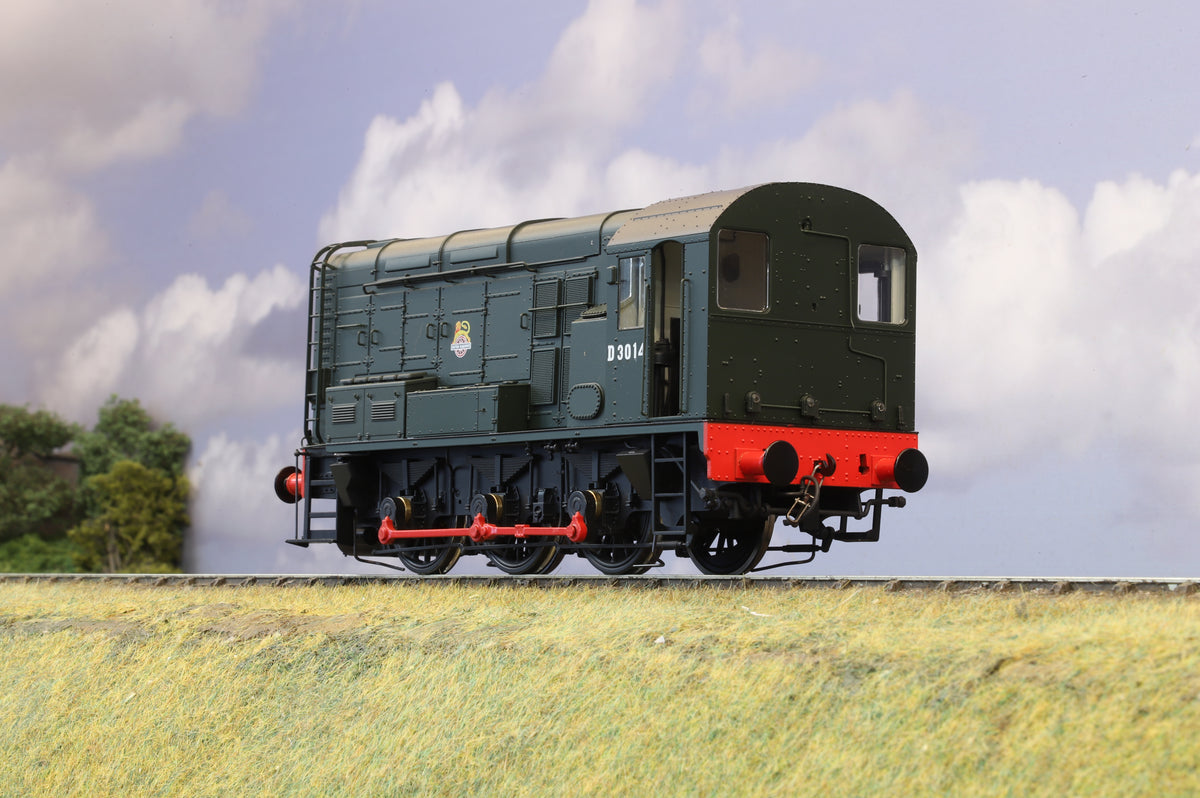 Dapol Finescale O Gauge Class 08 Shunter No. D3014, Plain Green, DCC Sound
