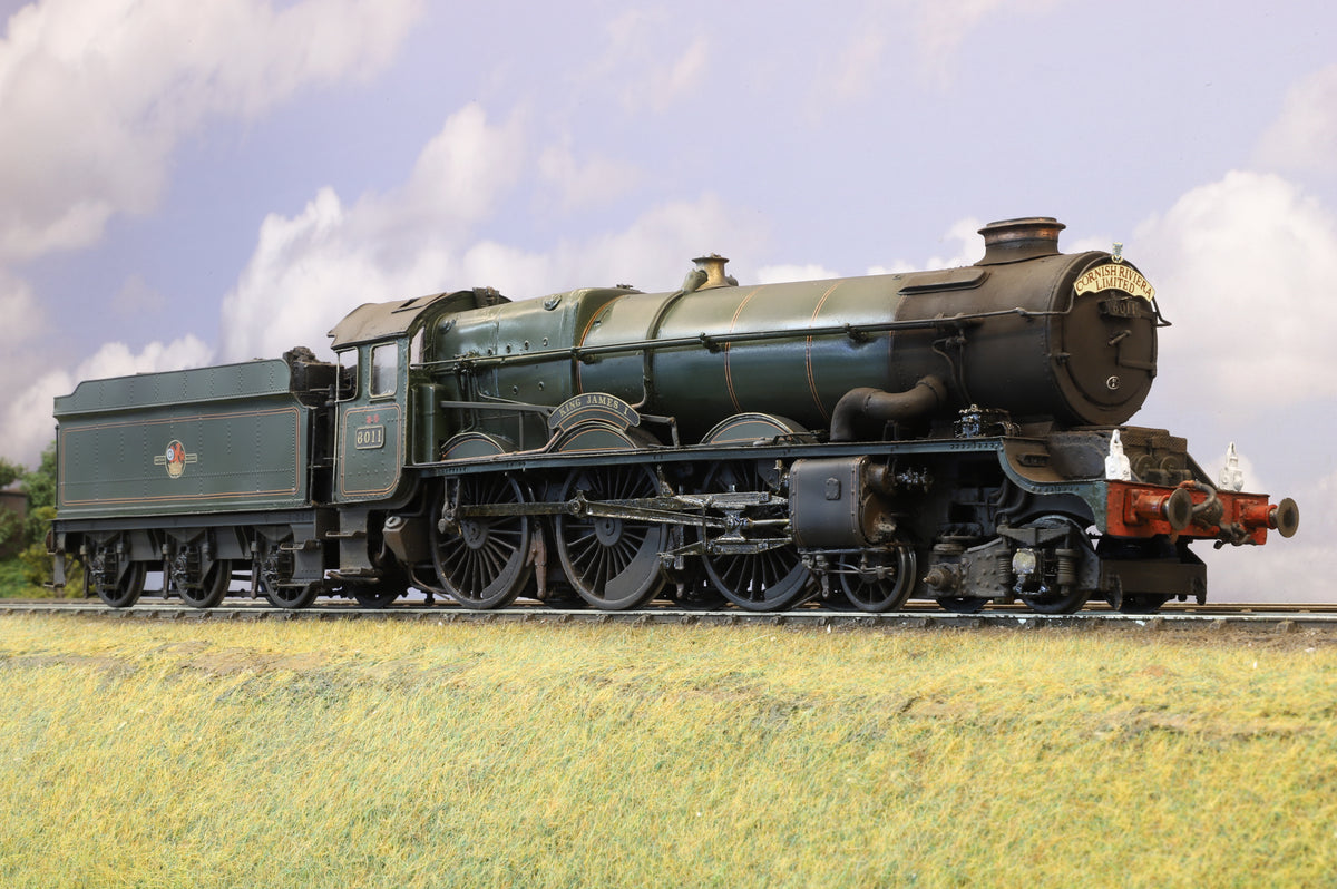 Finescale O Gauge (Kit-Built) ex-GWR King No. 6011 'King James I', BR Green Late Crest