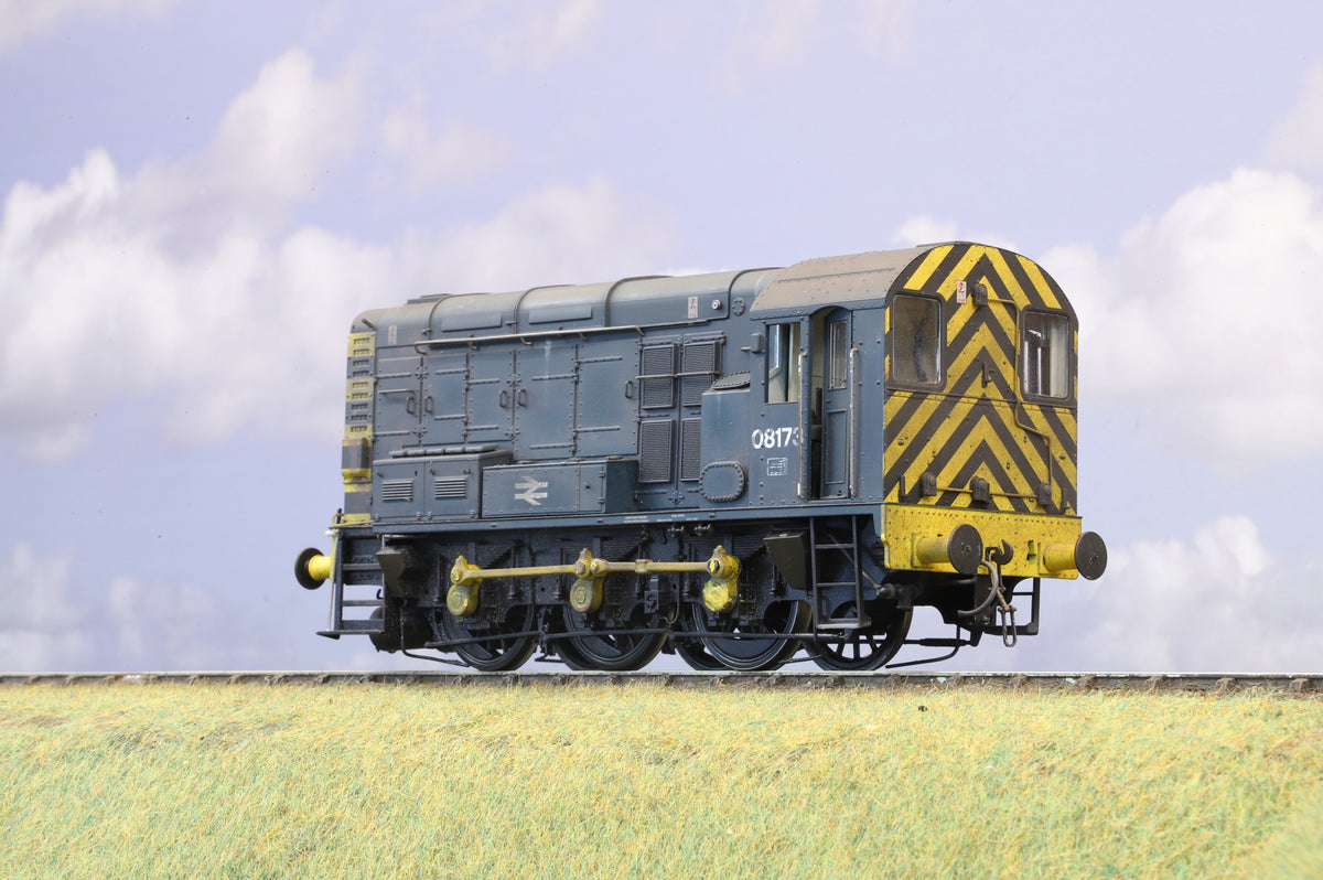 Dapol Finescale O Gauge Class 08 Shunter No.08173, BR Blue Weathered