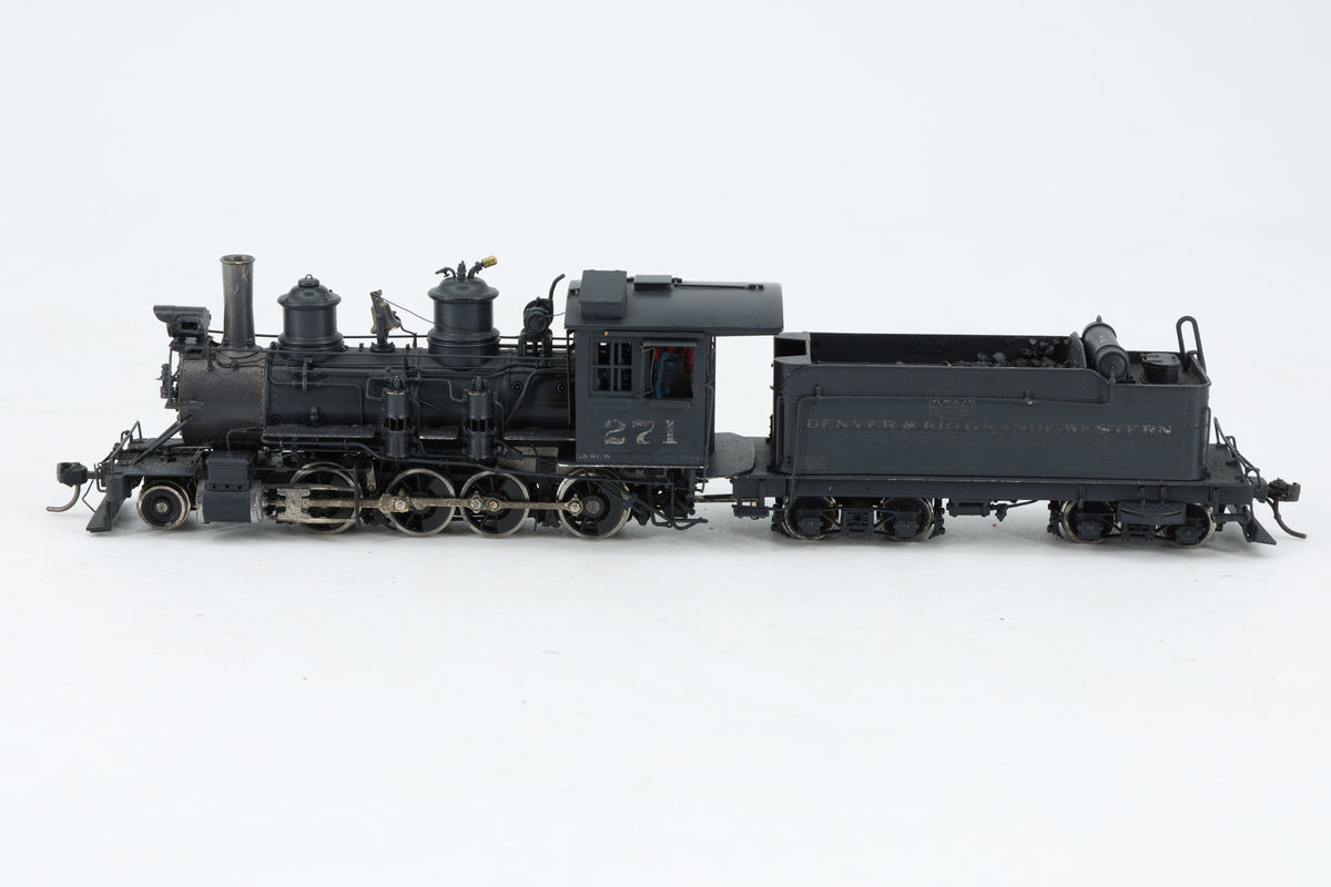 P–B–L Milestone Models Sn3 D&RGW C-16 2-8-0 No. 271 Weathered