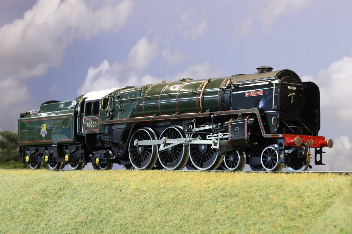 ACE Trains O Gauge Coarse Britannia Class 4-6-2 No.70000 'Britannia', BR Lined Green 2 & 3 Rail Operation
