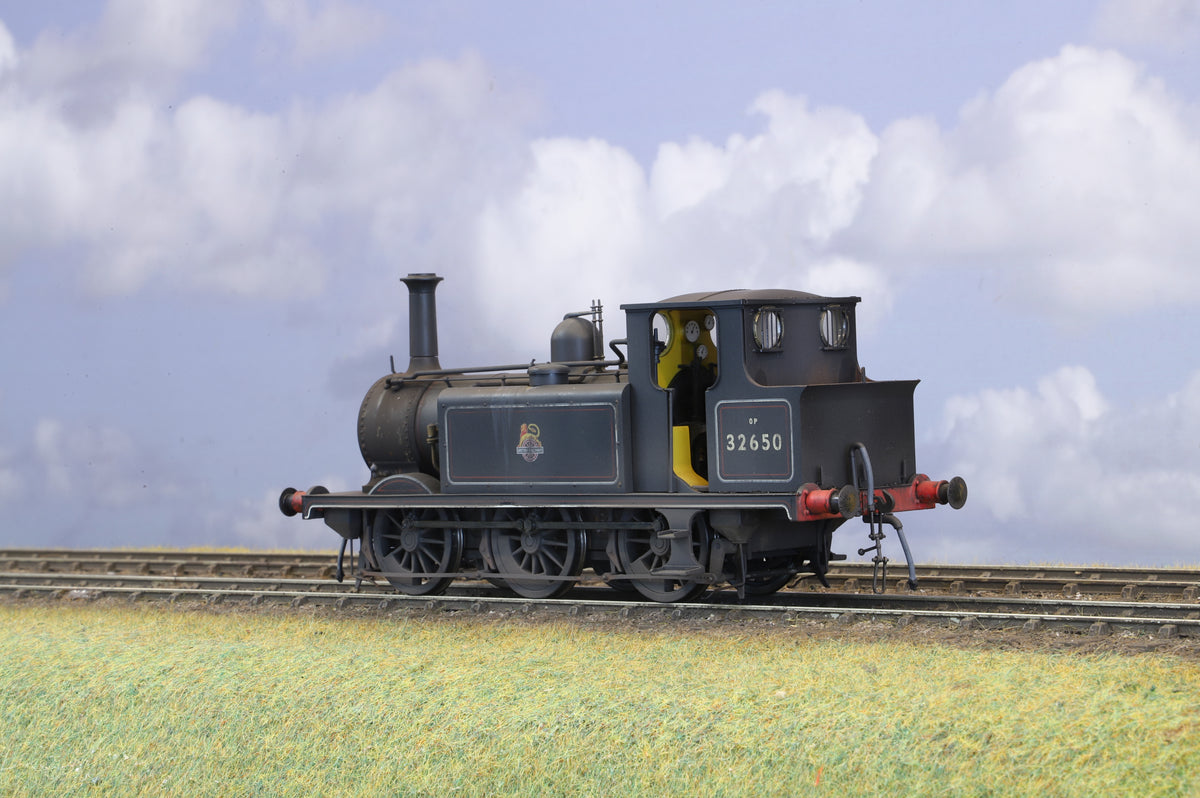Dapol Finescale O Gauge ex-LBSCR Terrier A1X No. 32650 BR Lined Black DCC Sound Pro-Weathered