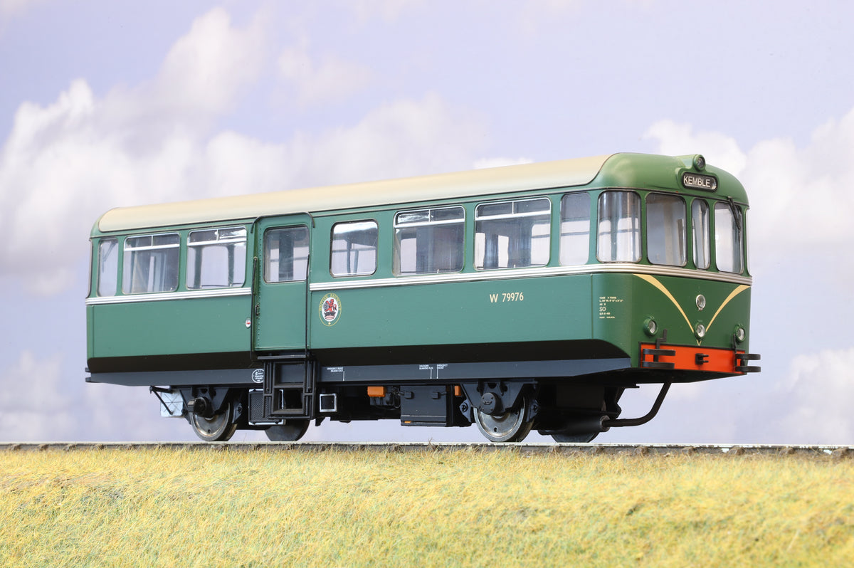 Heljan 7mm Finescale O Gauge 88901 BR Green AC Railbus &#39;W79976&#39;
