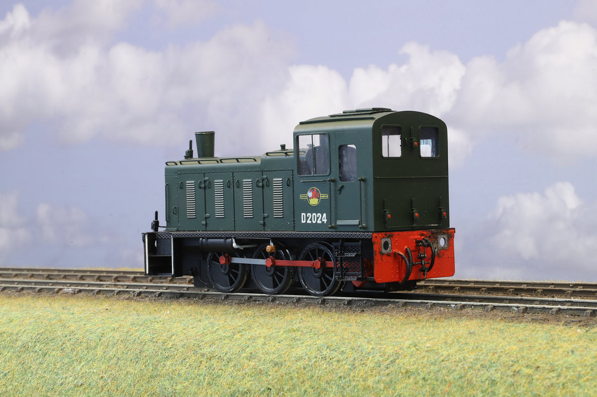 Bachmann Brass/Sancheng Finescale O Gauge Class 03 Shunter D2024 BR Green