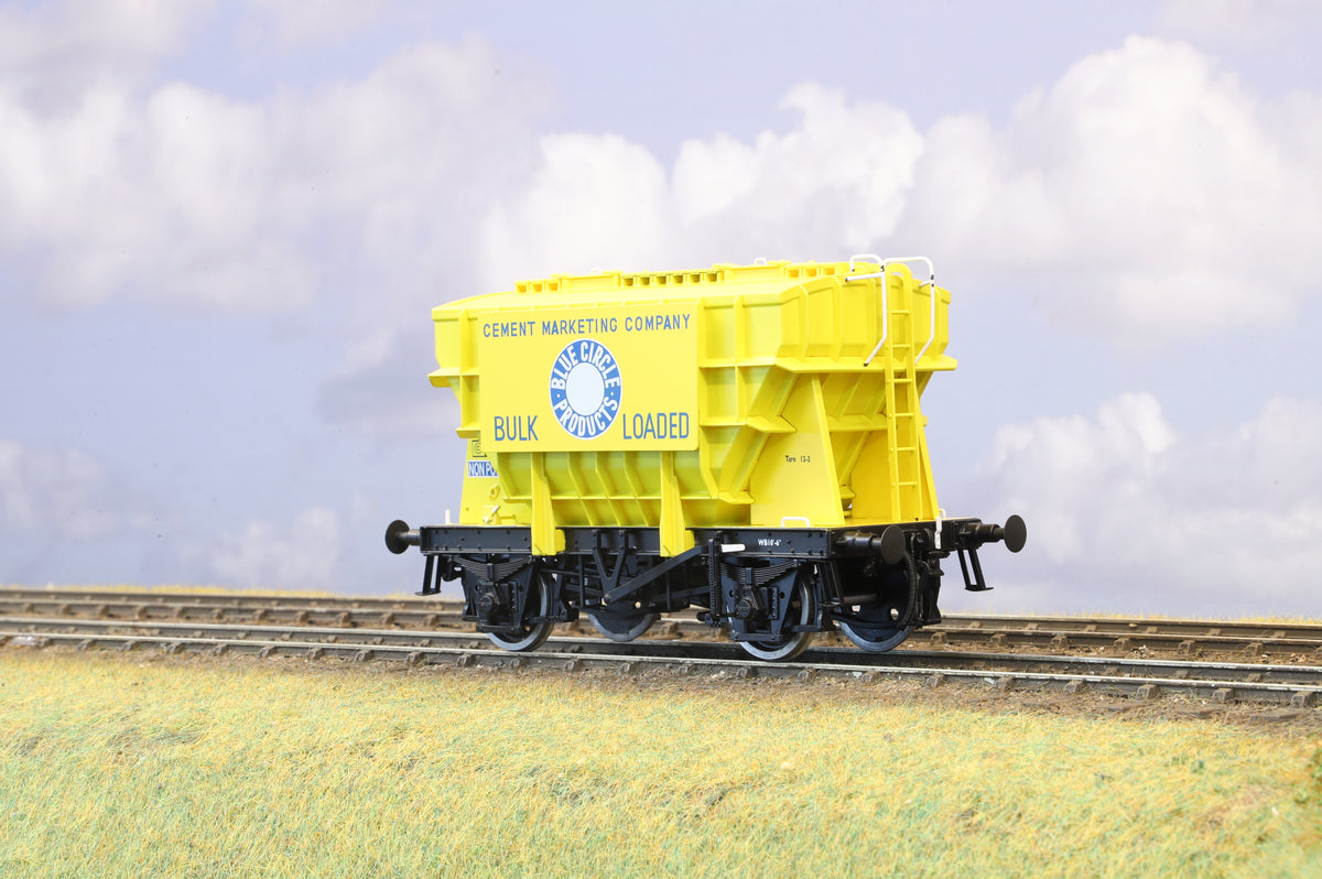 Ellis Clark Trains Finescale Scale 7 (E3003U) Presflo 'Blue Circle' Unnumbered (Pre-TOPS) Yellow