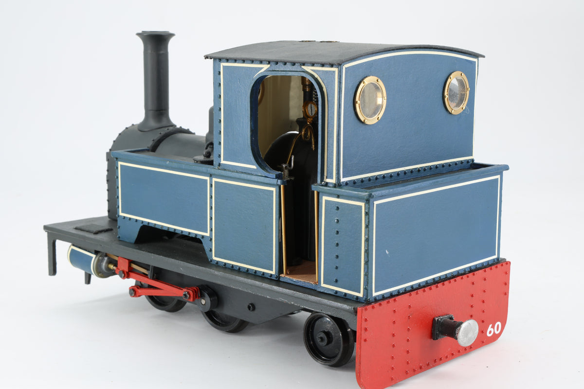 16mm (45mm Gauge) Kit Built 0-4-2 Tank Locomotive Blue