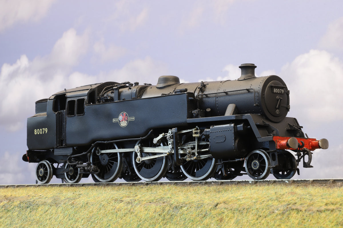 Finescale O Gauge Kit-Built Standard Class 4 Tank No. 80079 BR Black (Late Crest)