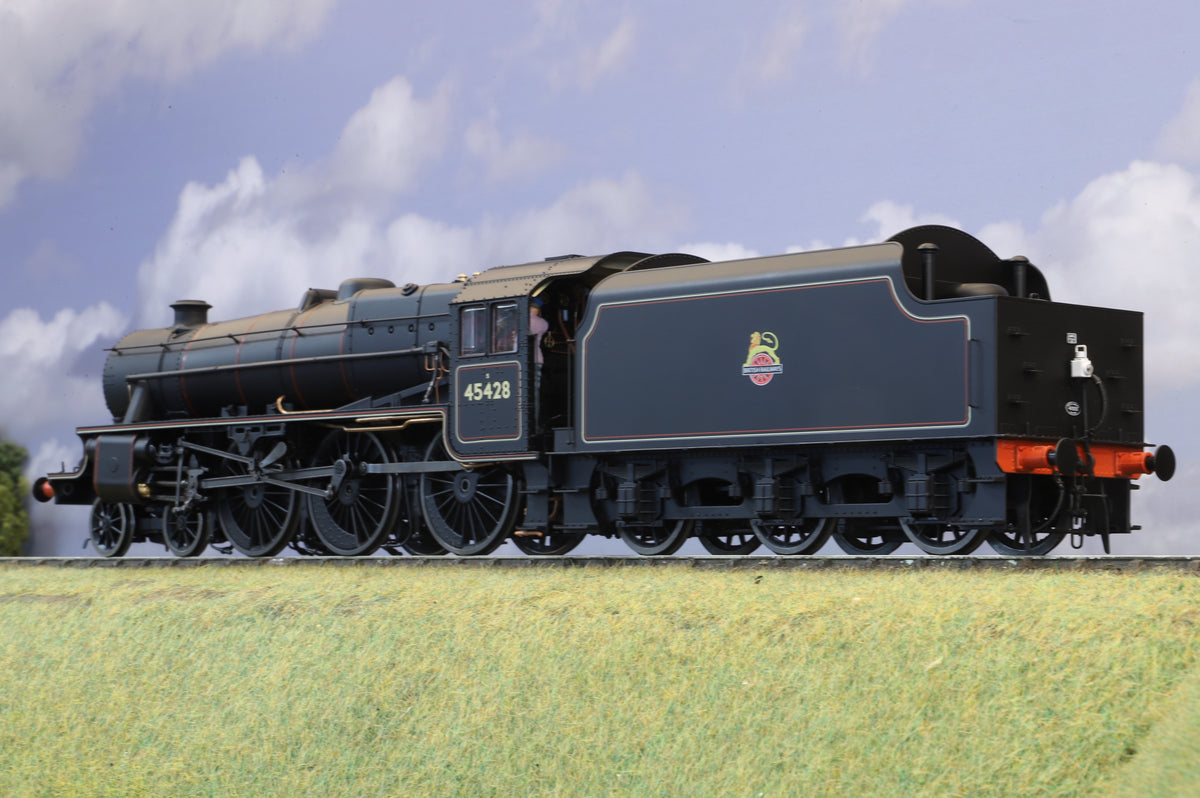 Finescale O Gauge Ellis Clark Trains Black 5 No. 45428, BR Lined Black, Early Emblem, DCC Sound, Limited Edition