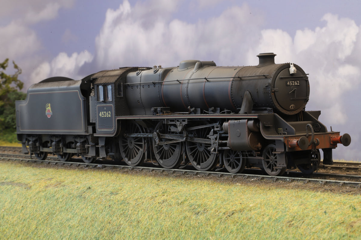 Finescale O Gauge Ellis Clark Trains Black Five No.45262 (Welded Tender), DCC Sound, Pro Weathered