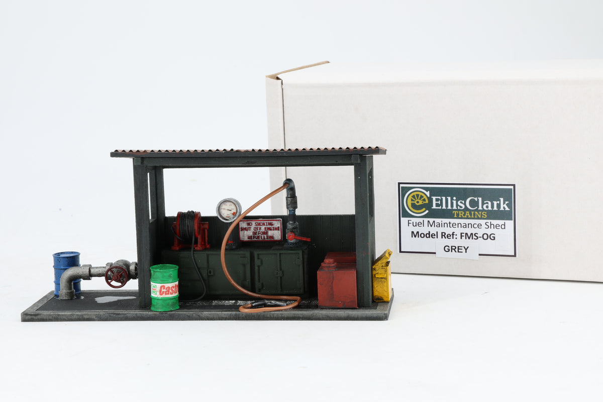 Made in Manchester Models O Gauge FMS-OG Fuel Maintenance Shed (Grey)