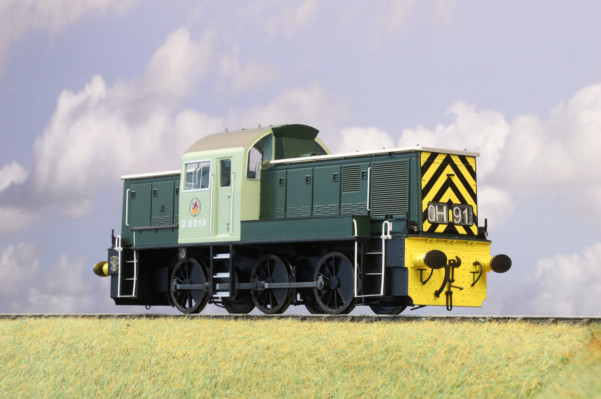 Minerva Finescale O Gauge Class 14 Diesel Hydraulic No. D9518 BR Green