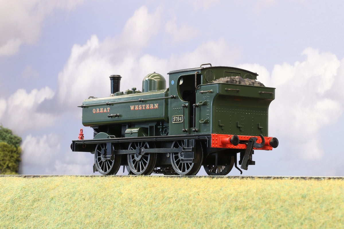 Darstaed Coarse Scale O Gauge GWR 57xx Pannier Tank No.5764, GWR Green, 3-rail only
