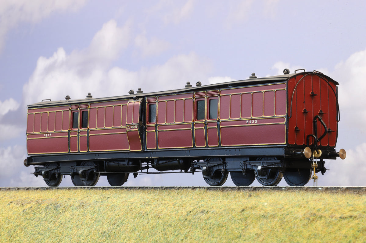 Finescale O Gauge (Kit-Built) LMS (ex-Highland Railway) Full Brake (Brass Construction)