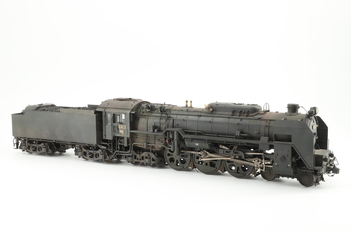 Modello Sette 1:45 (24mm Narrow Gauge) Japanese Railways Class C62/3 4-6-4 (Pro Weathered)