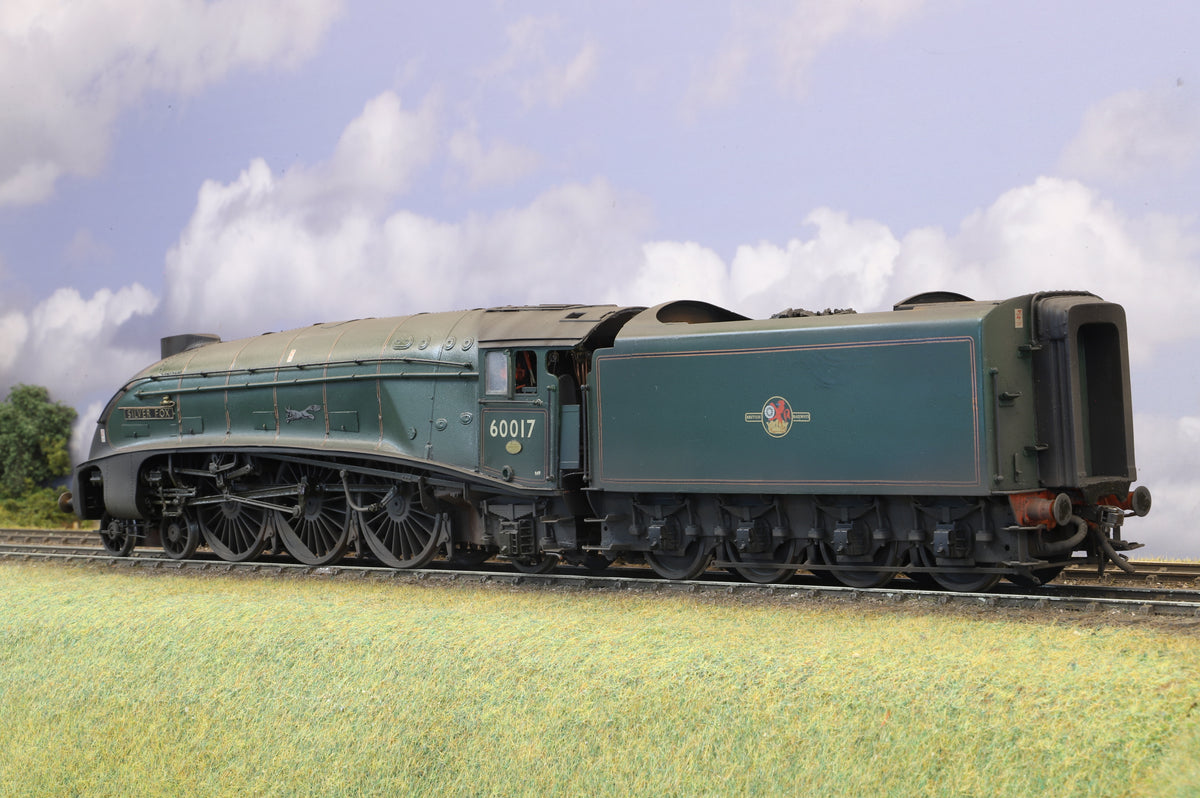 DJH (Kit-Built) Finescale O Gauge ex-LNER Class A4 No. 60017 'Silver Fox' BR Green Late Crest Pro-Weathered