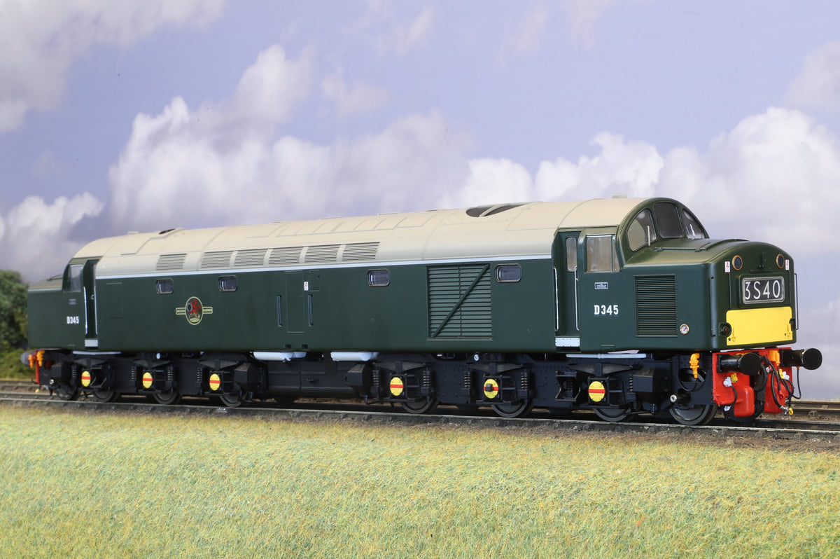 Heljan Finescale O Gauge Class 40/Type 4 No. D345 (Centre Headcode) BR Green DCC Sound