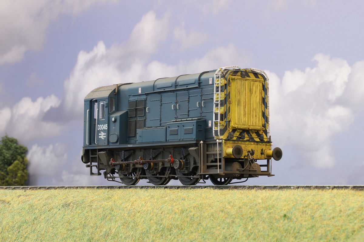Dapol Finescale O Gauge Class 08 Shunter No. D3045 BR Blue Pro Weathered