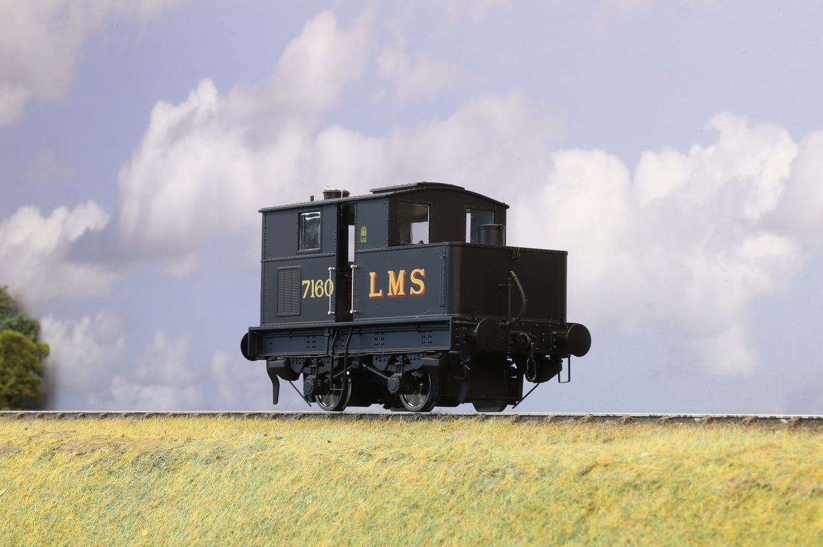 Dapol Finescale O Gauge Sentinel Steam Shunter No. 7160 LMS Black