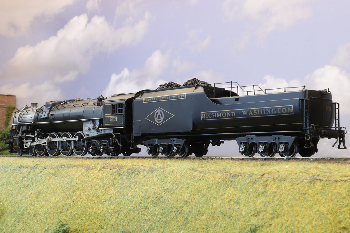 Sam Hong SA Brass Finescale O Gauge Richmond Fredericksburg & Potomac 4-8-4 Governor Class No. 602
