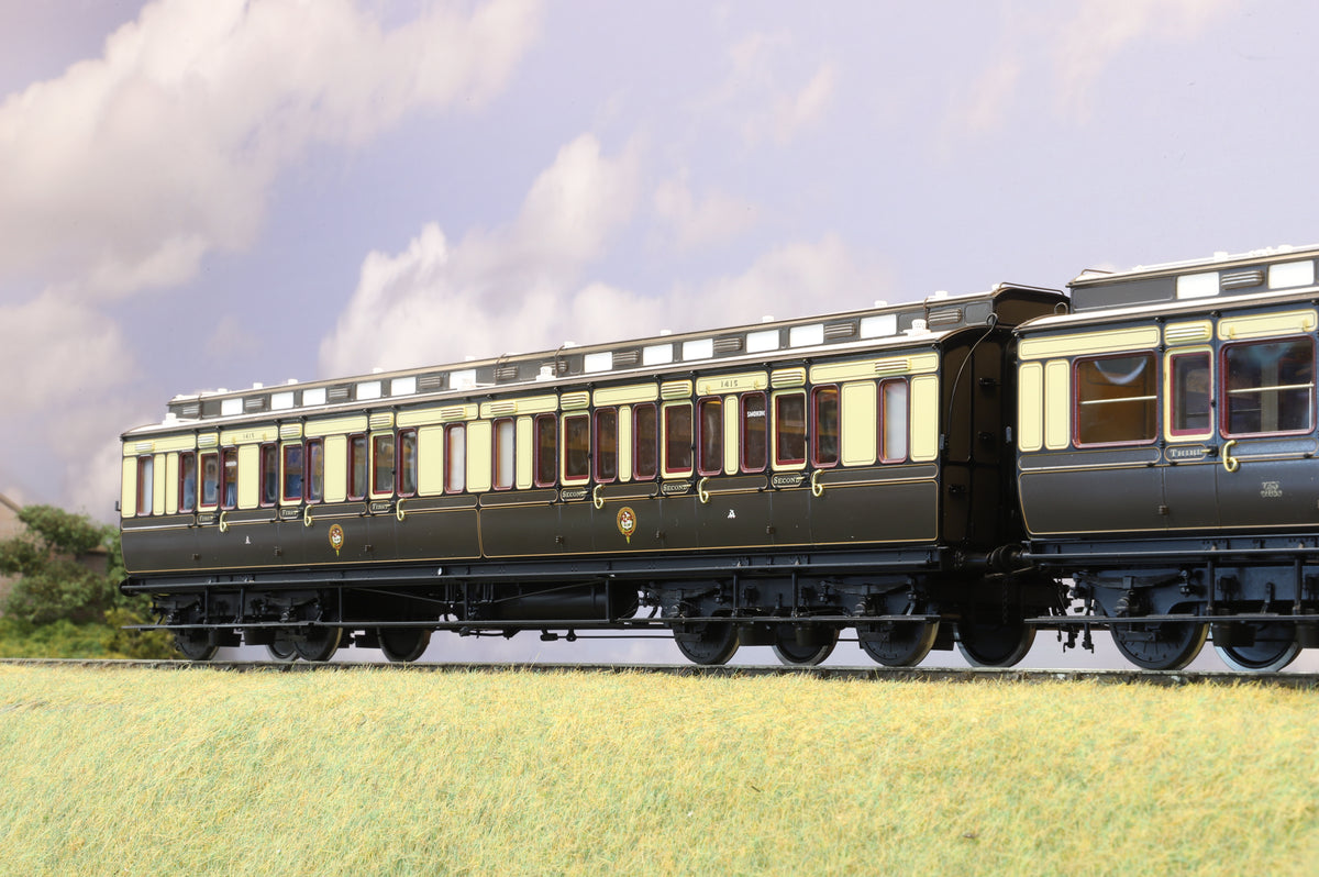 Lee Marsh Model Co. Rake of 3 x Finescale O Gauge GWR Clerestory Coaches (1898 Period)