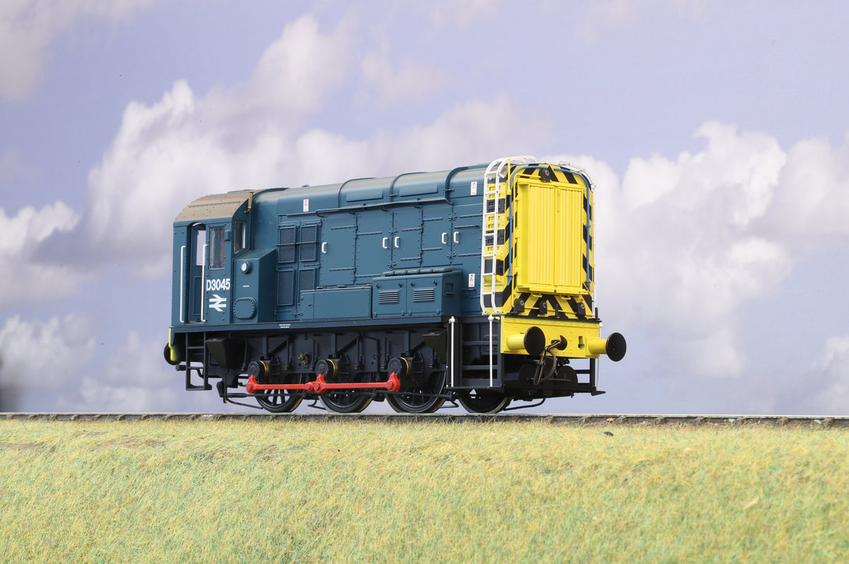 Dapol Finescale O Gauge Class 08 Shunter BR Blue (Wasp Stripes) No. D3045