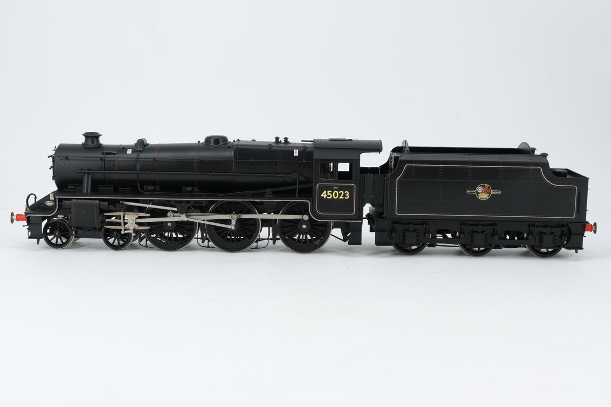 Sancheng/Finescale Brass Finescale O Gauge Black 5 No. 45023 BR Lined Black Early Emblem
