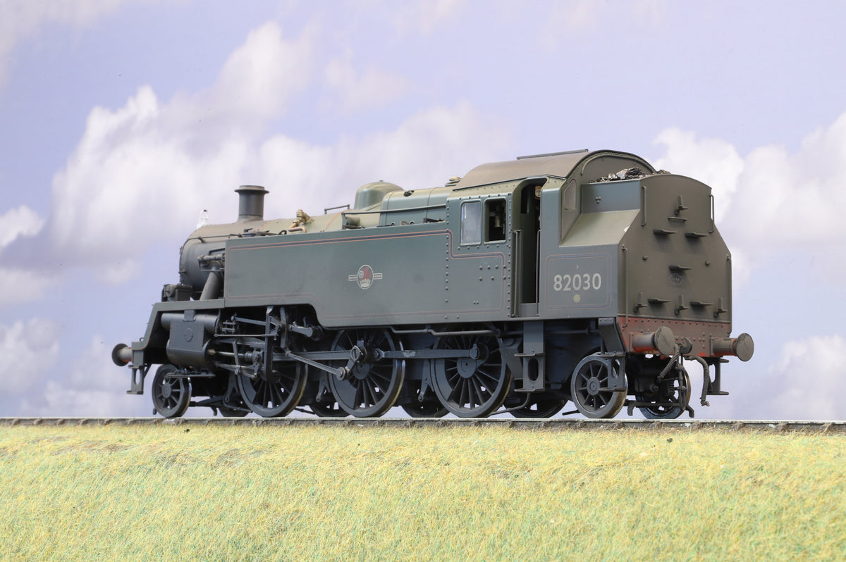 Lionheart Finescale O Gauge Class 3MT Tank No.82030 BR Lined Green, Weathered