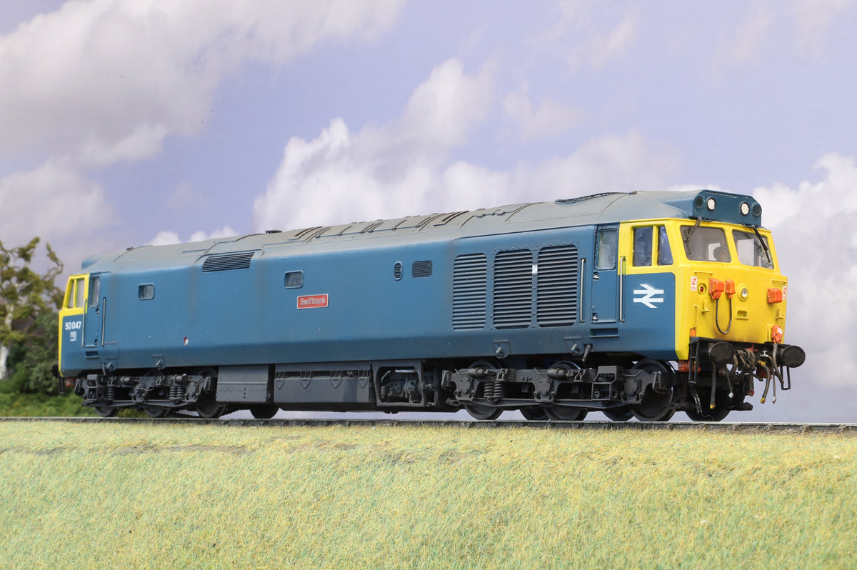 WORKSHOP Finescale O Gauge Kit-built JLTRT Class 50 No.50047 'Swiftsure', Weathered