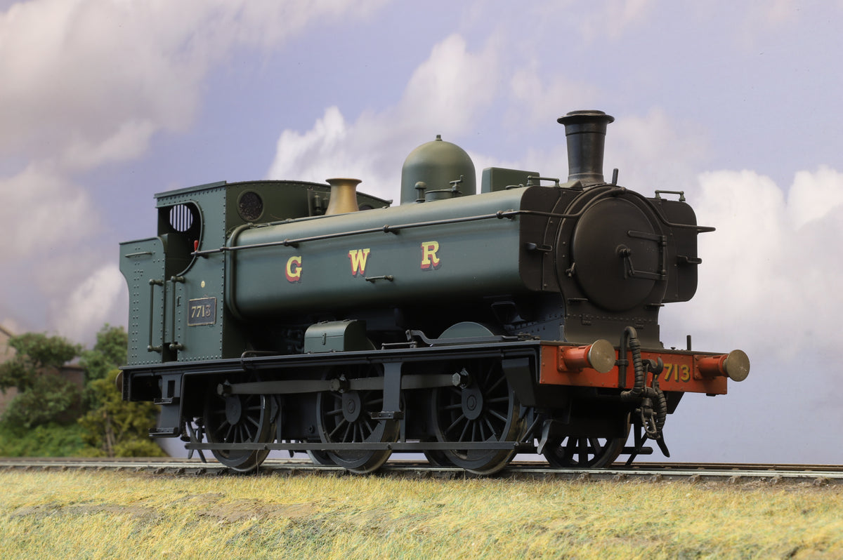 Sancheng/Finescale Brass Gauge 1 (1:32) GWR 57XX Pannier Tank No. 7713, RC Sound Fitted