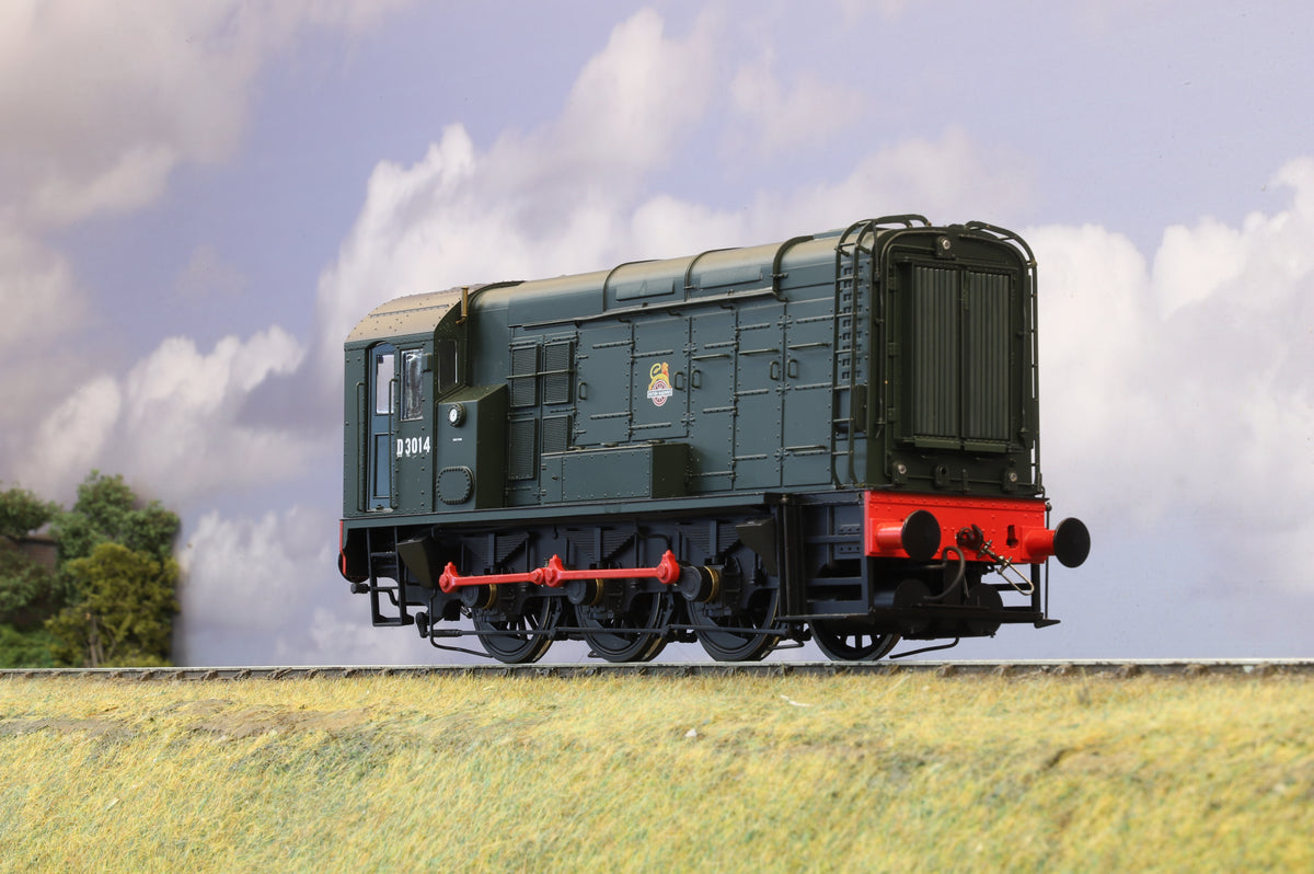 Dapol Finescale O Gauge Class 08 Shunter No. D3014, Plain Green, DCC Sound