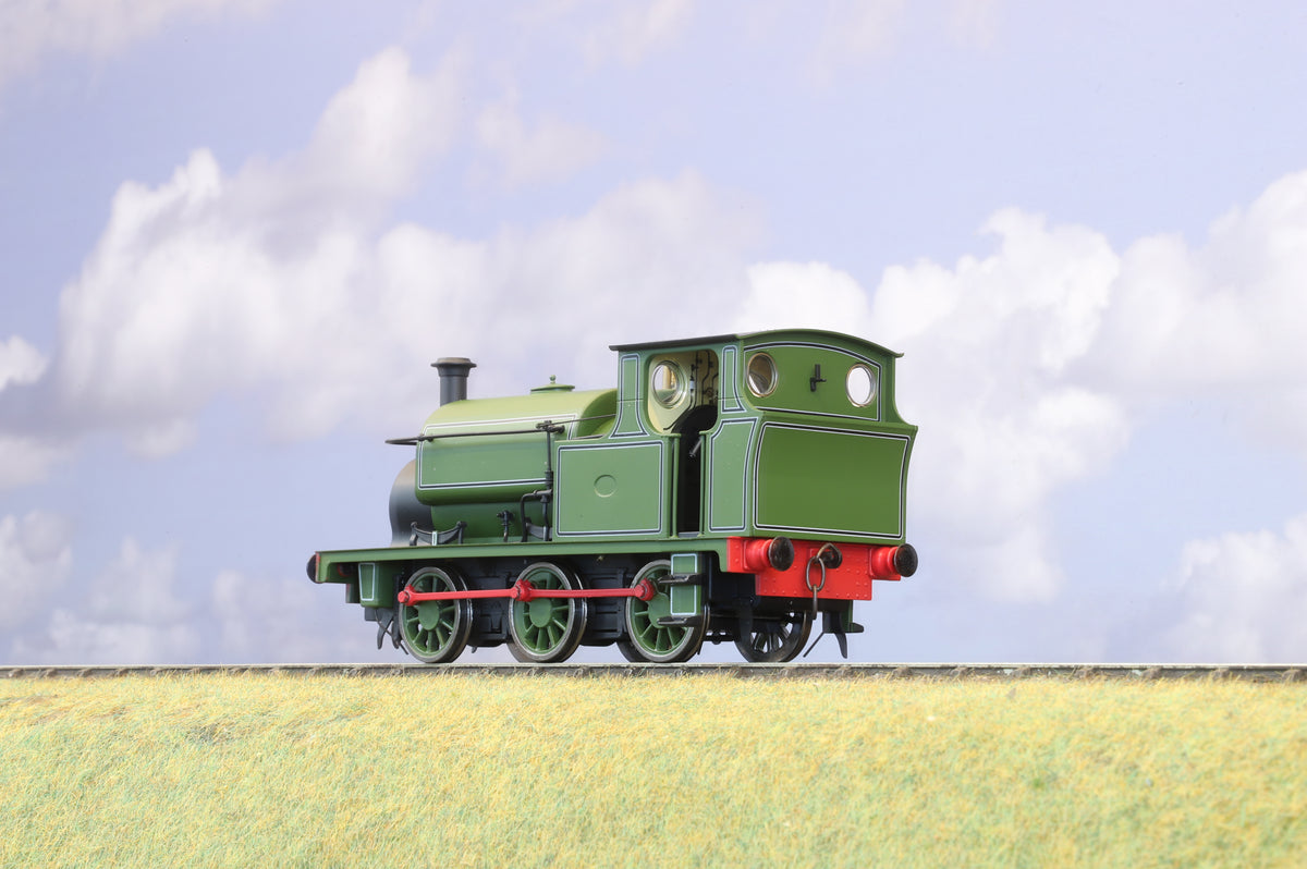 Ixion Finescale O Gauge Hudswell Clarke Standard Contractor's Tank, Lined Green