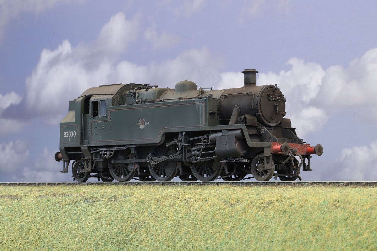 Lionheart Finescale O Gauge Class 3MT Tank No.82030 BR Lined Green, Weathered