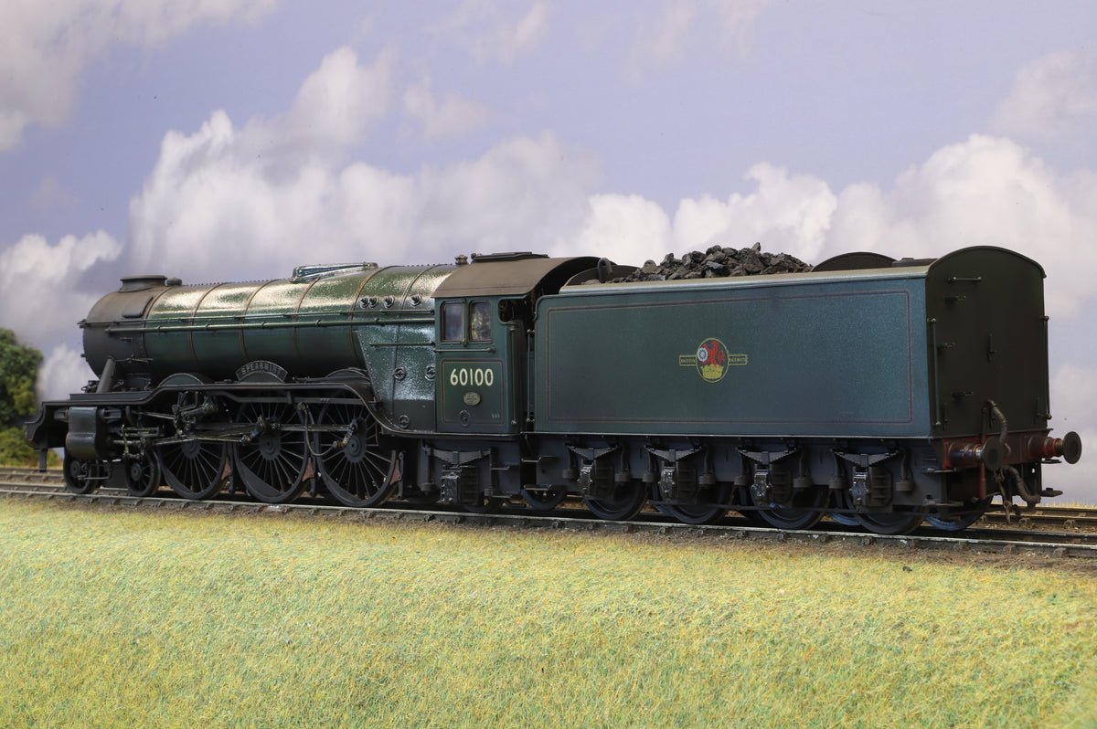 DJH (No.1 Shop) Finescale O Gauge Class A3 No. 60100 'Spearmint' BR Green Late Crest Pro-Weathered