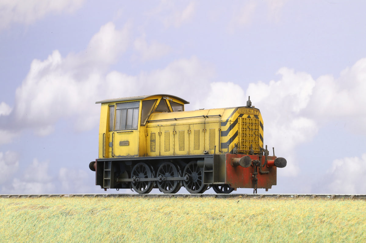 Heljan Finescale O Gauge Class 05 Diesel Shunter CEGB Yellow 'Elijah' (Pro Weathered)