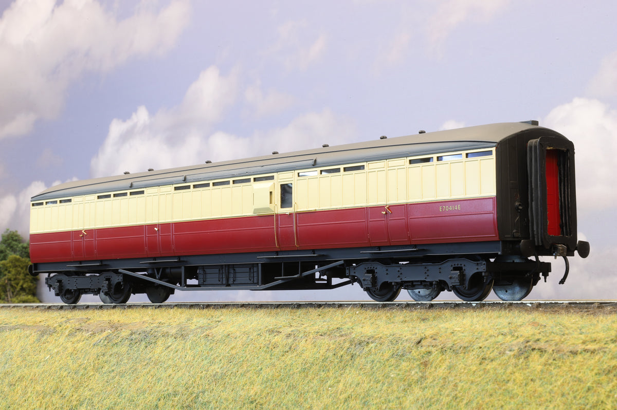 Golden Age Models Finescale O Gauge Gresley Full Brake BR Crimson & Cream No. E70414E