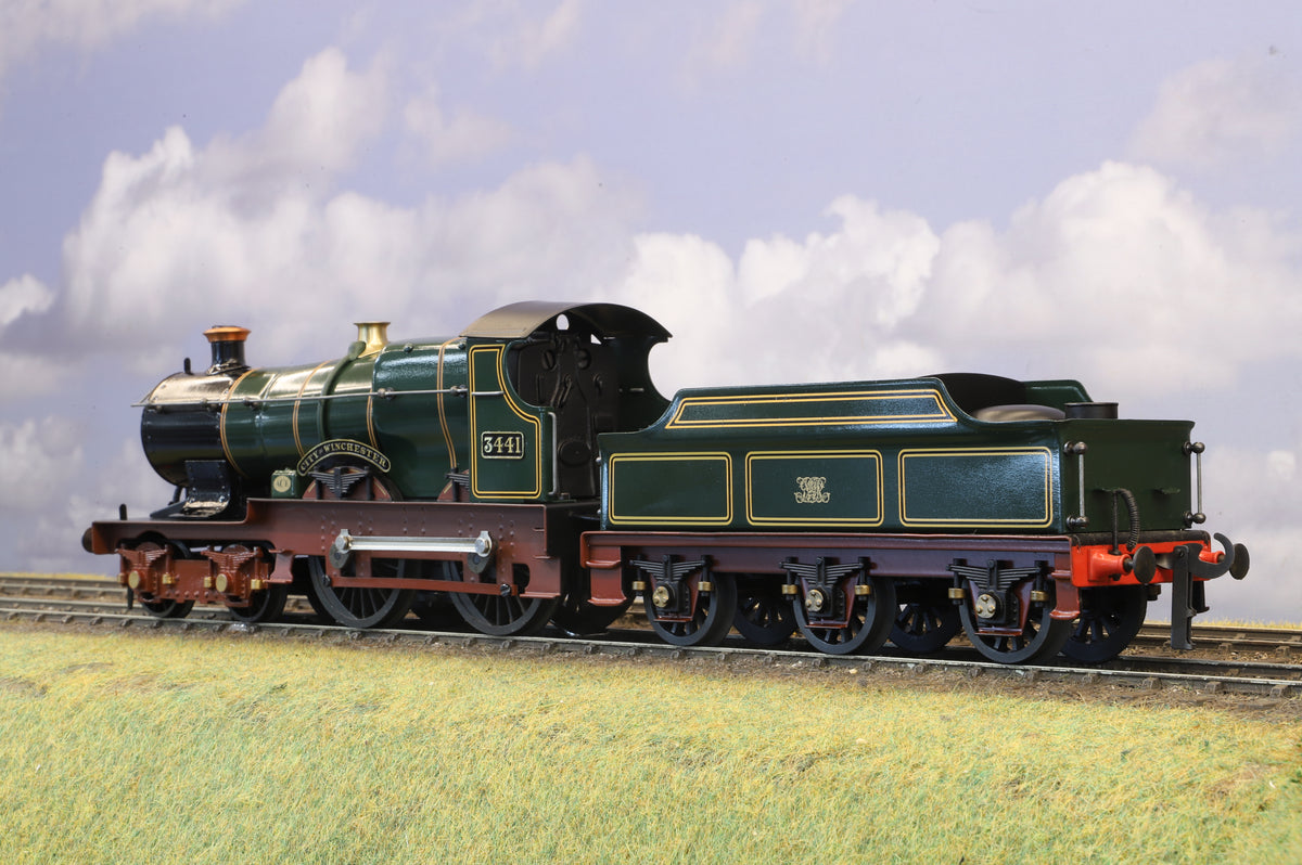 Ace Trains Coarse Scale O Gauge GWR 3700 City Class No. 3718 'City of Winchester' Lined Green