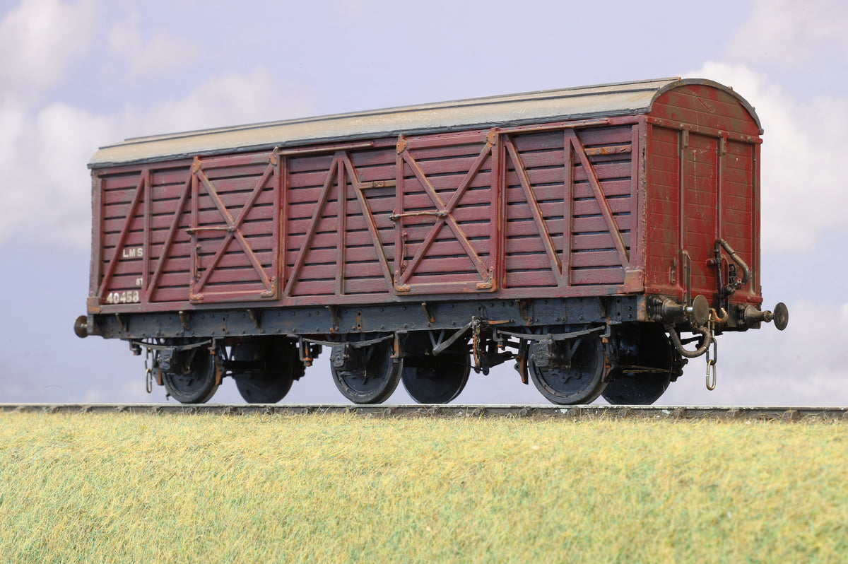 Slaters Finescale O Gauge (Kit-Built) ex-Midland Railway Slatted Milk Van