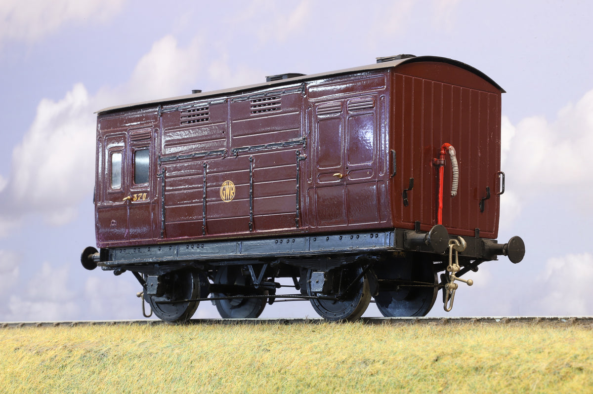 Gauge 1 (10mm) Kit-Built GWR Horse Box (Brass Construction)