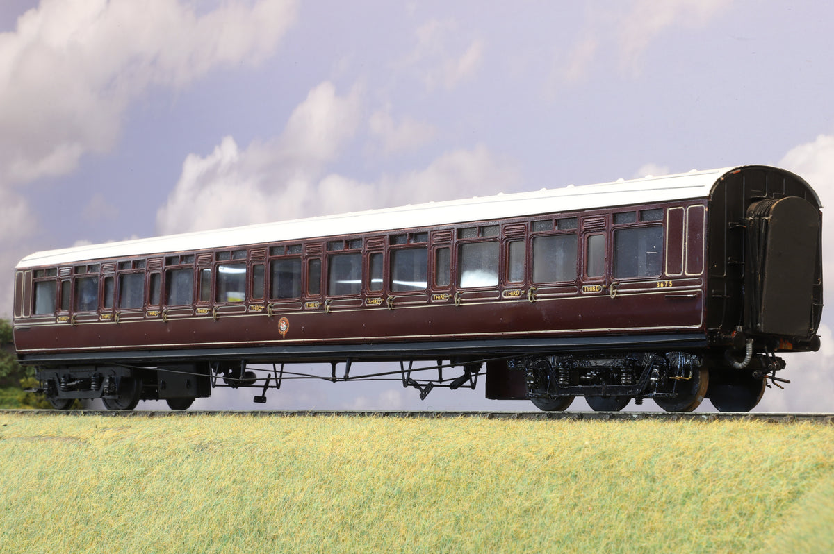 WORKSHOP Finescale O Gauge (Kit-Built) GWR 70ft 'Toplight' 3rd No. 3675, GWR Maroon