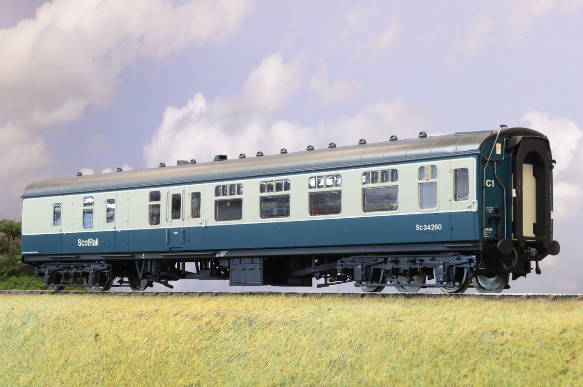 Heljan Finescale O Gauge MK1 BSK BR Blue/Grey &#39;Scotrail&#39;