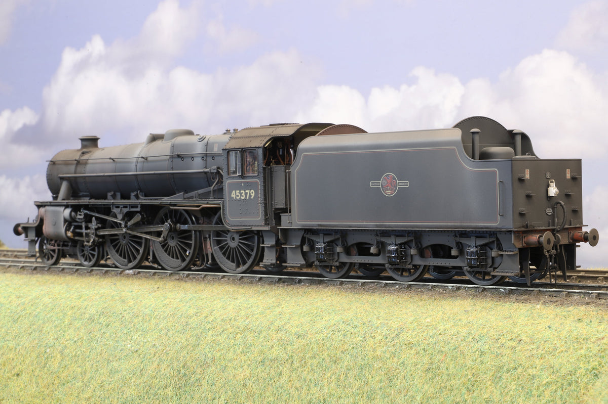 Finescale O Gauge Ellis Clark Trains Black Five No. 45379 (Welded Tender) DCC Sound Pro Weathered